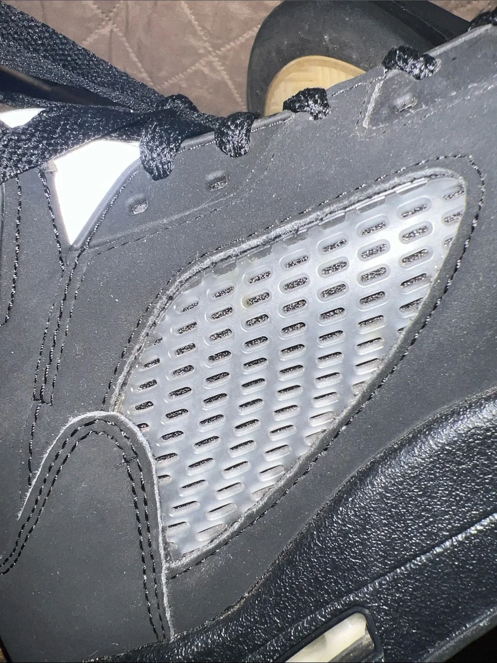 Air Jordan 5 Retro OG 'Black Metallic' (2016), featuring style code 845035-0